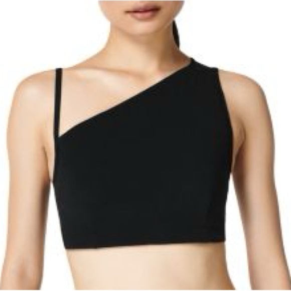 Sweaty Betty Other - SWEATY BETTY Asymmetrical Sculpt Bralette Crop Top Black medium